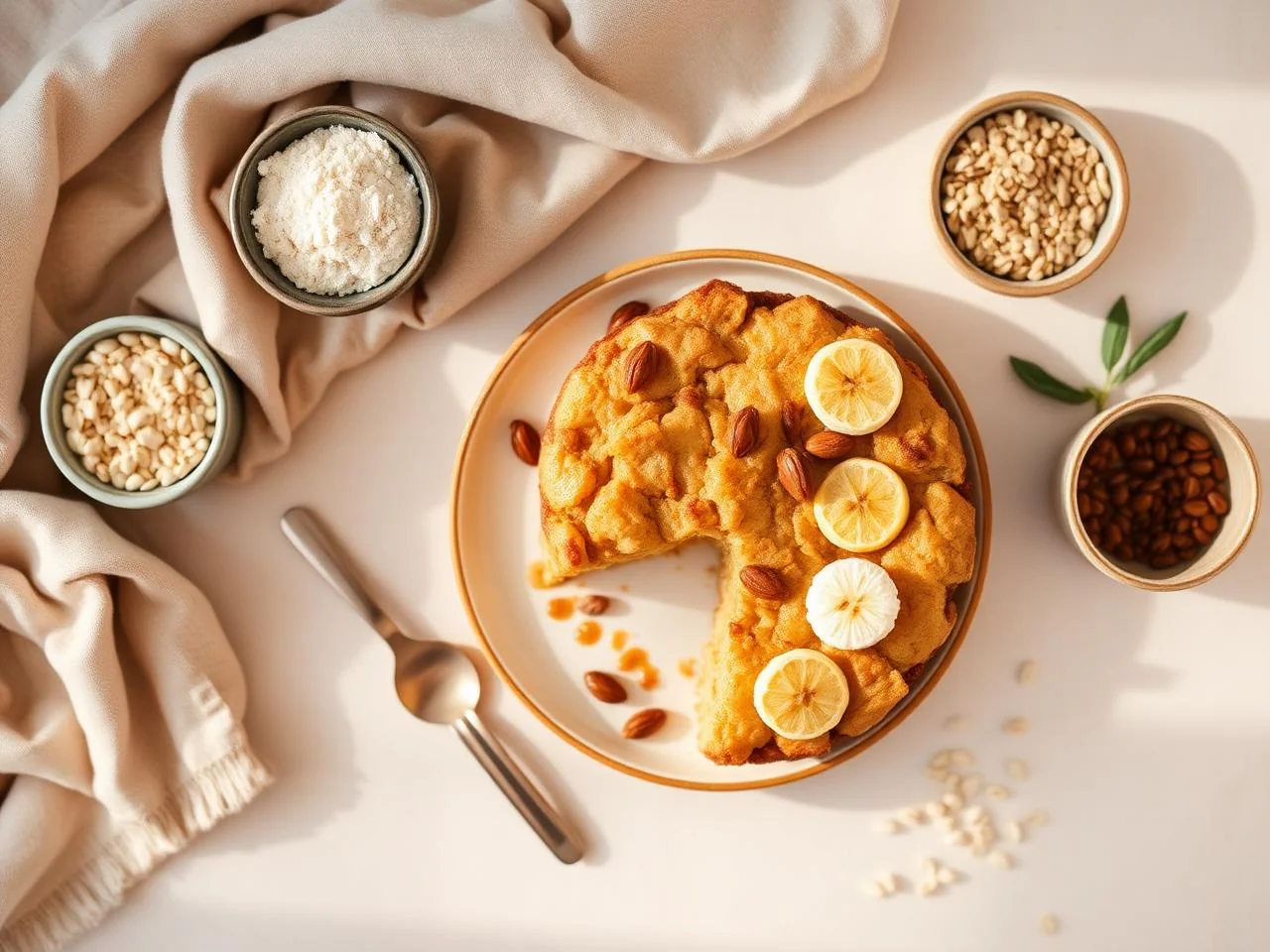 Gluten Free Banana Bread Pudding