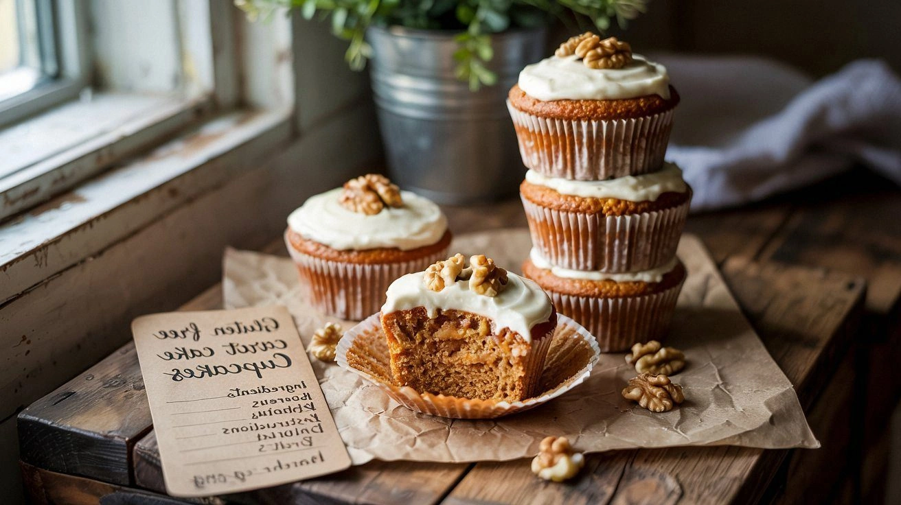 Gluten-Free Carrot Cake Cupcak