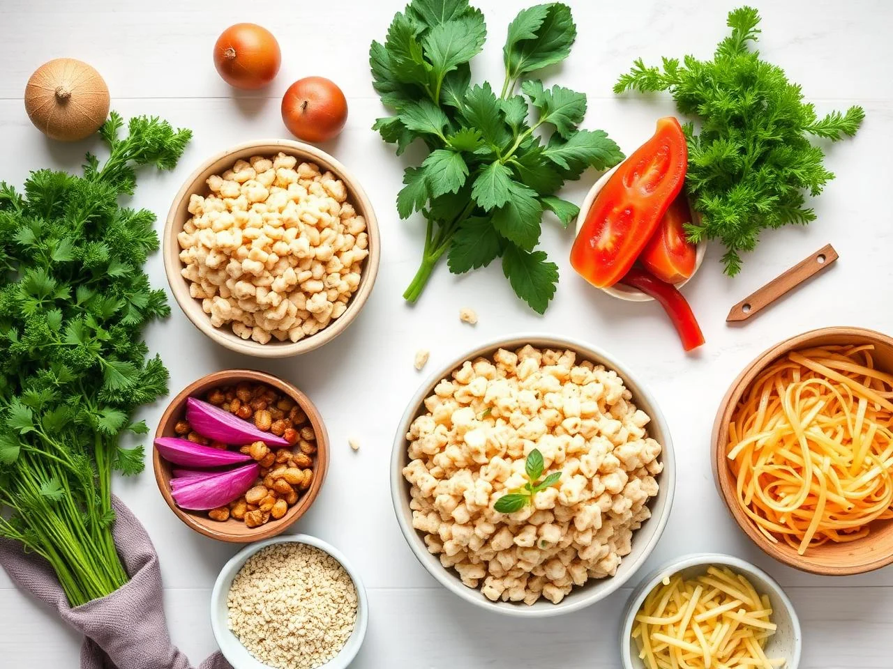 Ingredients for Gluten Free Chicken Fried Rice
