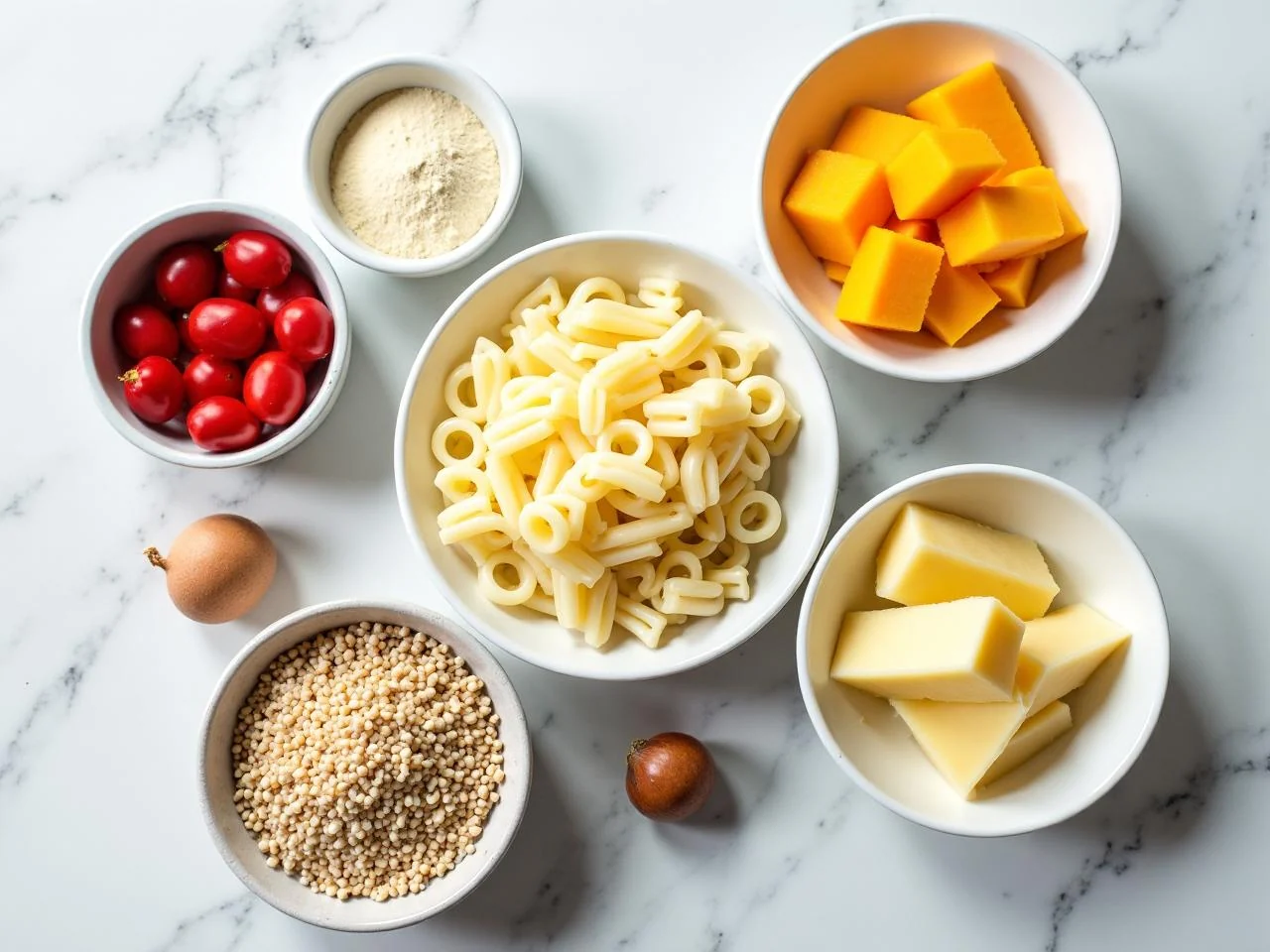 Ingredients for Gluten Free Fettuccine Alfredo