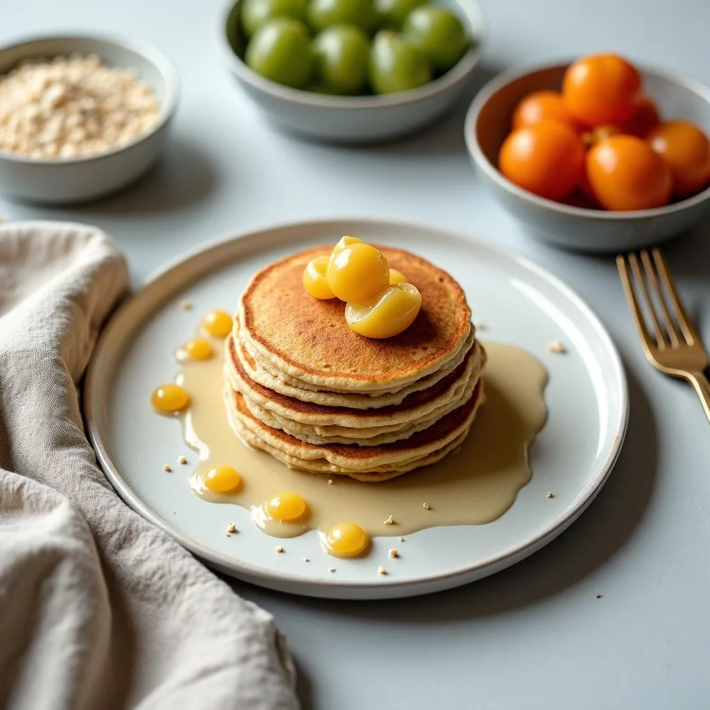 Gluten-Free Oatmeal Pancakes