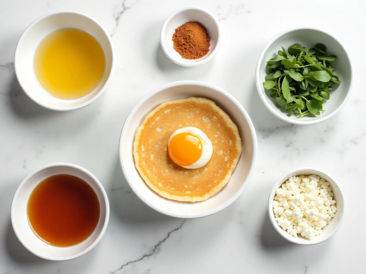 Ingredients for Gluten Free Pancakes