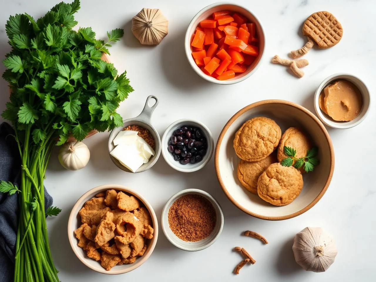 Ingredients for Gluten Free Peanut Butter Cookies