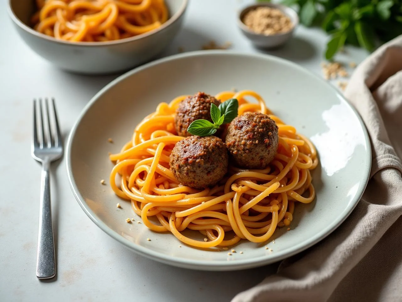 Gluten-Free Spaghetti and Meatballs