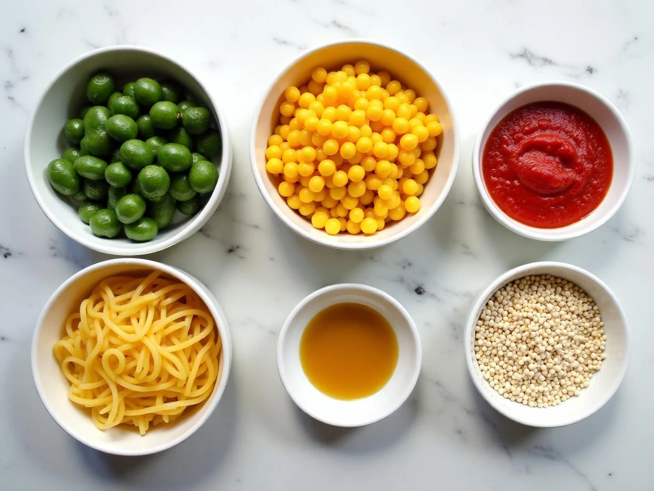 Ingredients for Gluten-Free Spaghetti and Meatballs