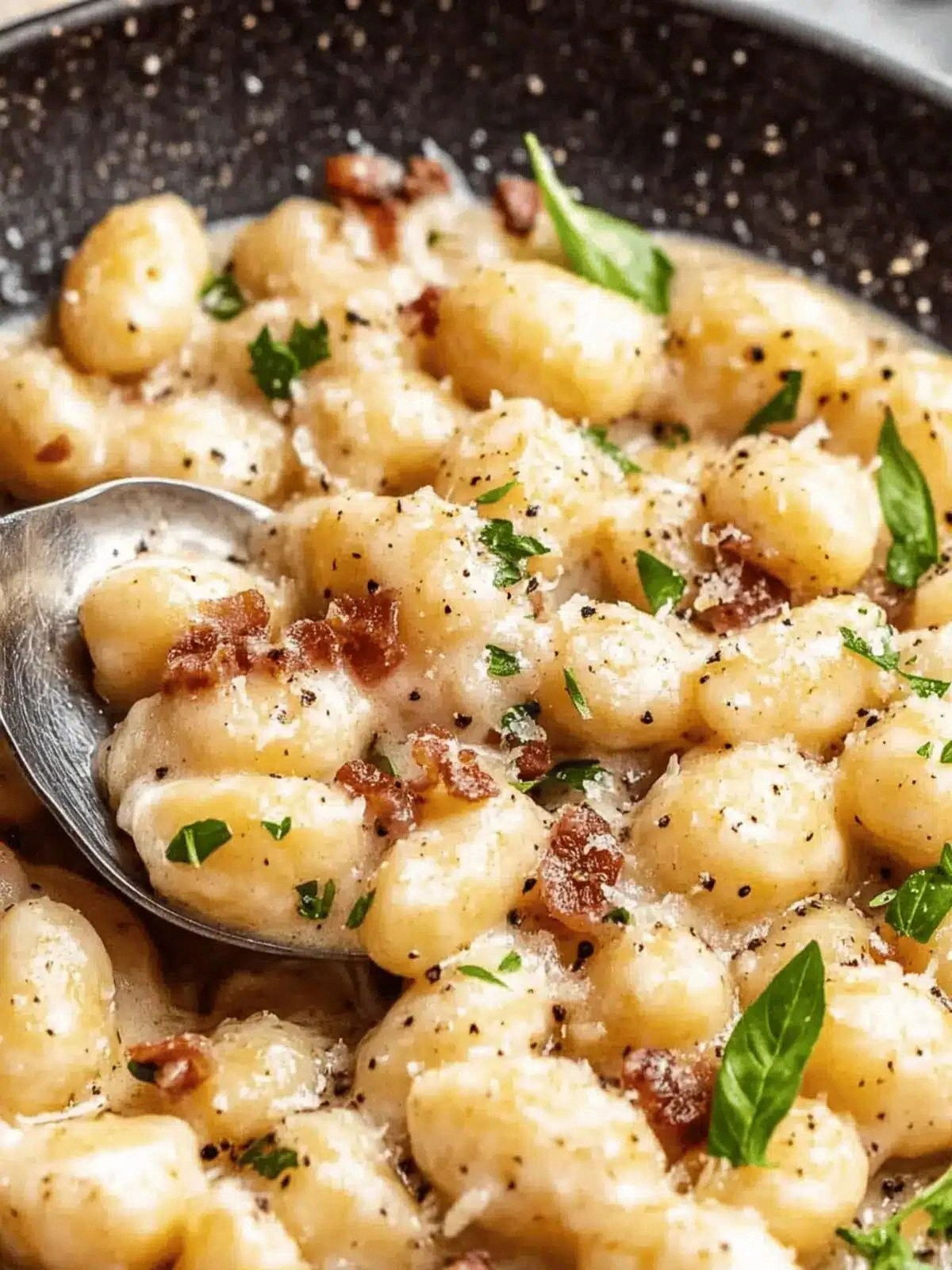 Gnocchi Carbonara: A Creamy Tw