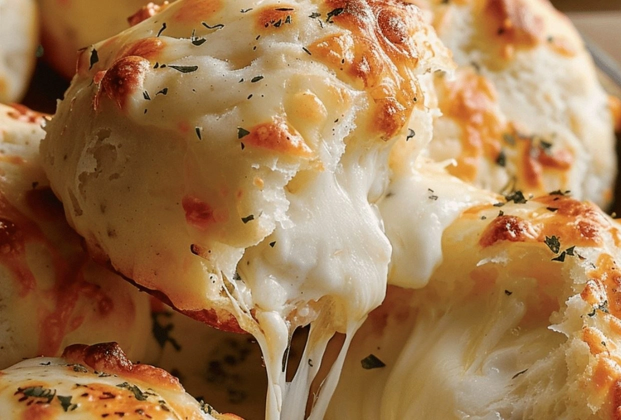 Gooey Mozzarella Biscuit Bombs