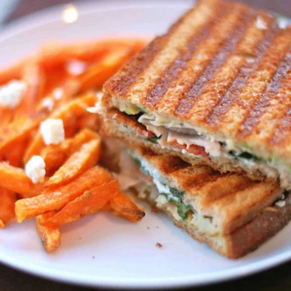Gorgonzola and Bacon Panini