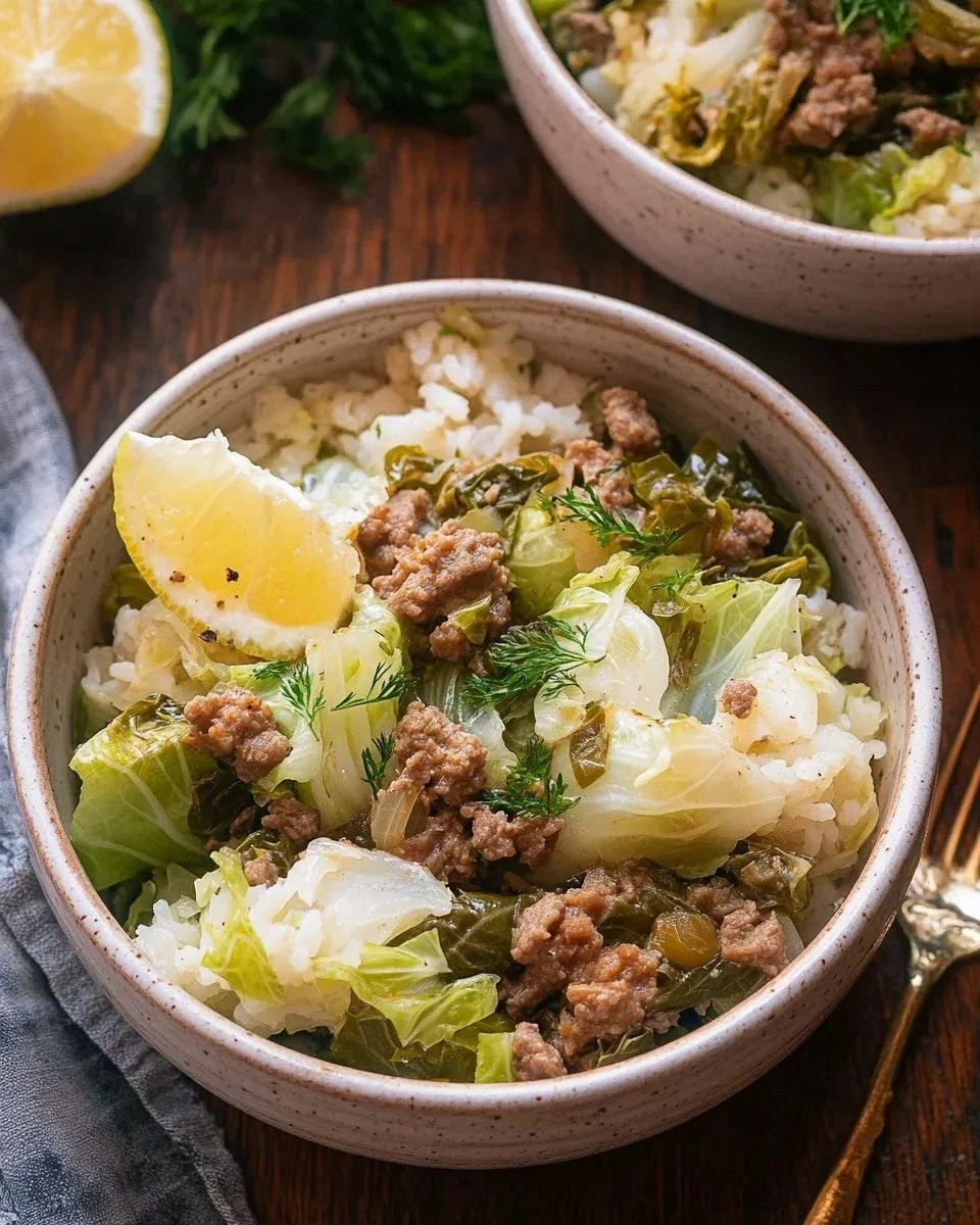 Greek Cabbage Roll Bowls Recipe is a must-try dish!