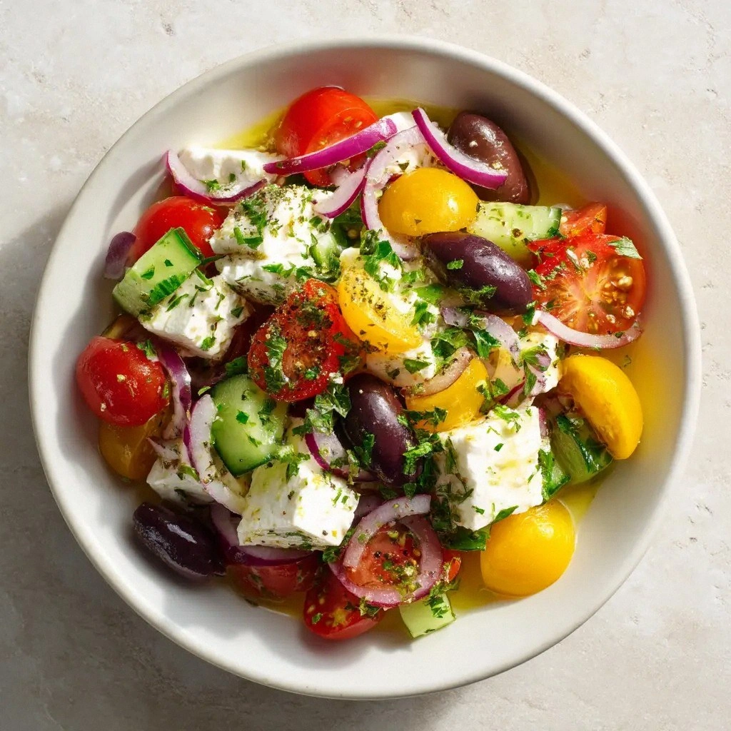 Greek Cottage Cheese Salad: Th