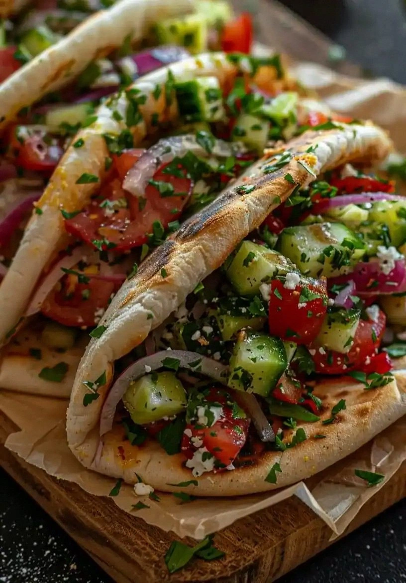 Greek Salad Pita Pockets