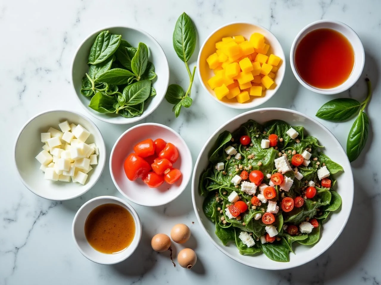 Ingredients for Greek Salad