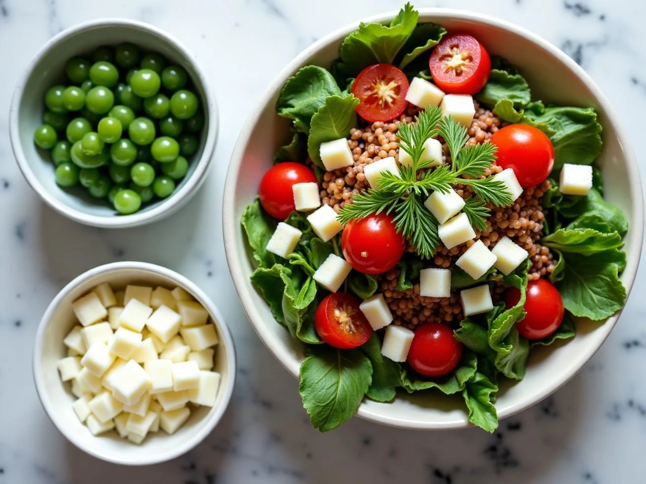 Ingredients for Greek Salad
