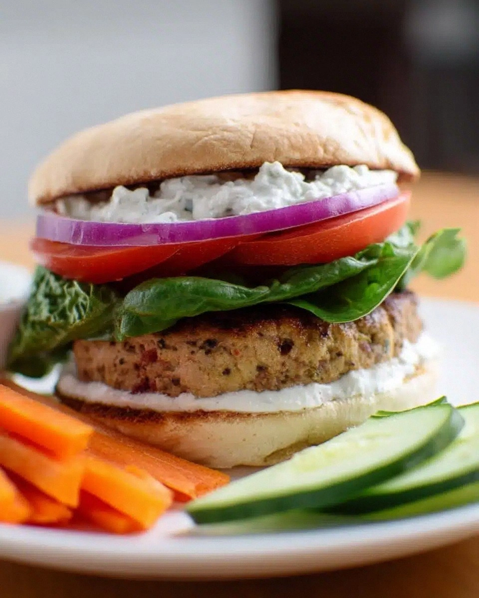 Greek Turkey Burger Recipe