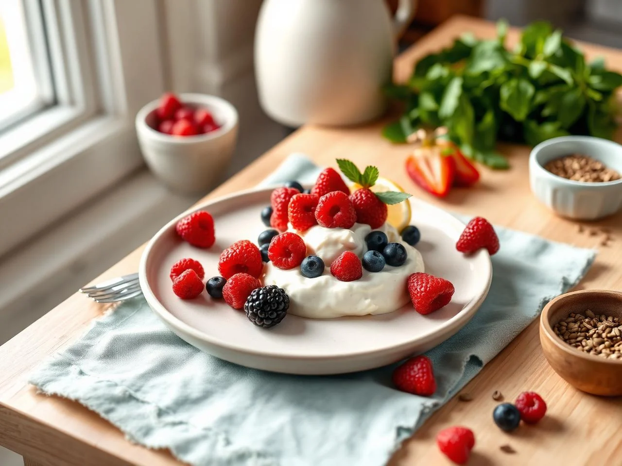 Greek Yogurt With Berries
