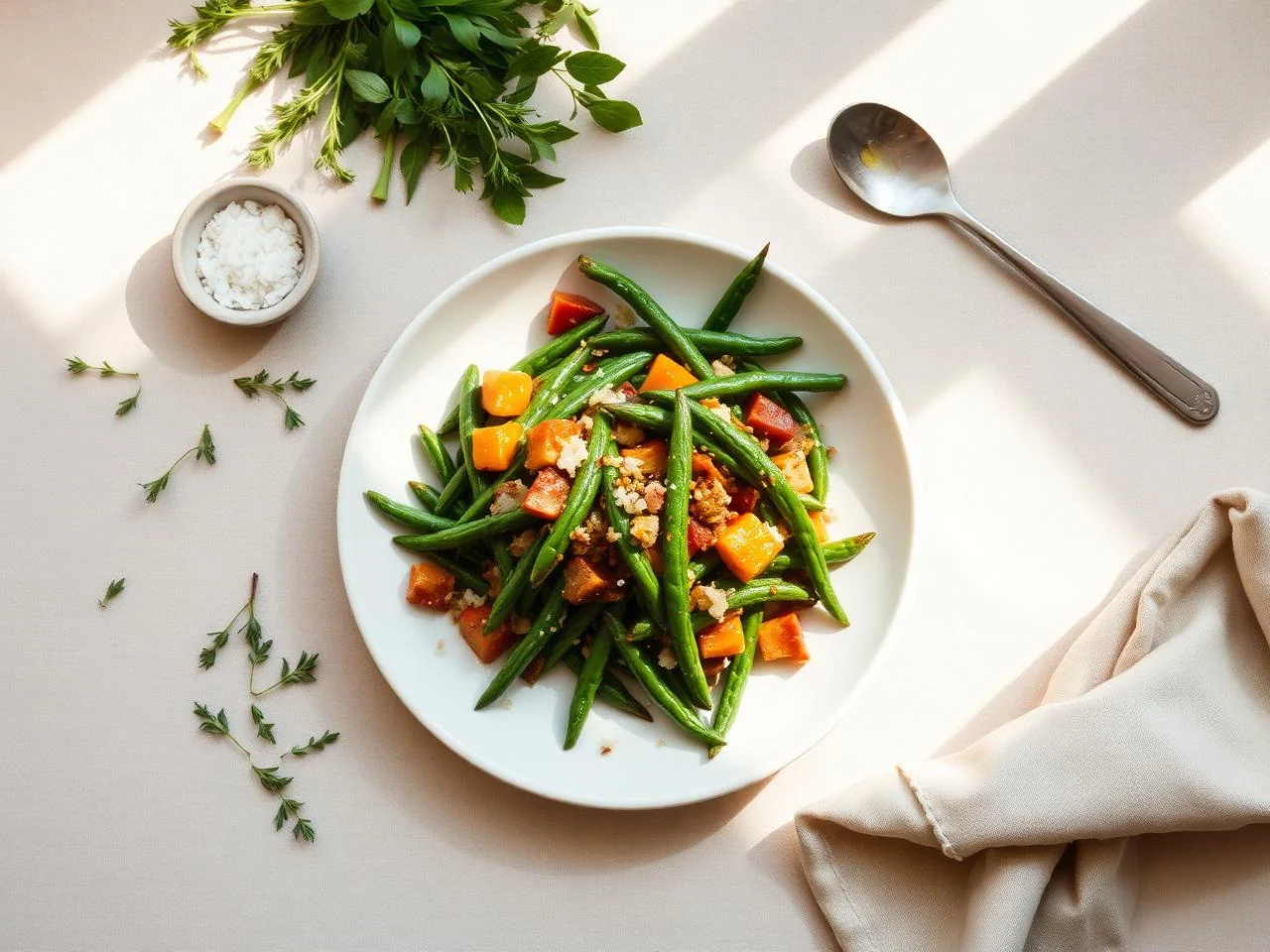 Green Bean Almandine