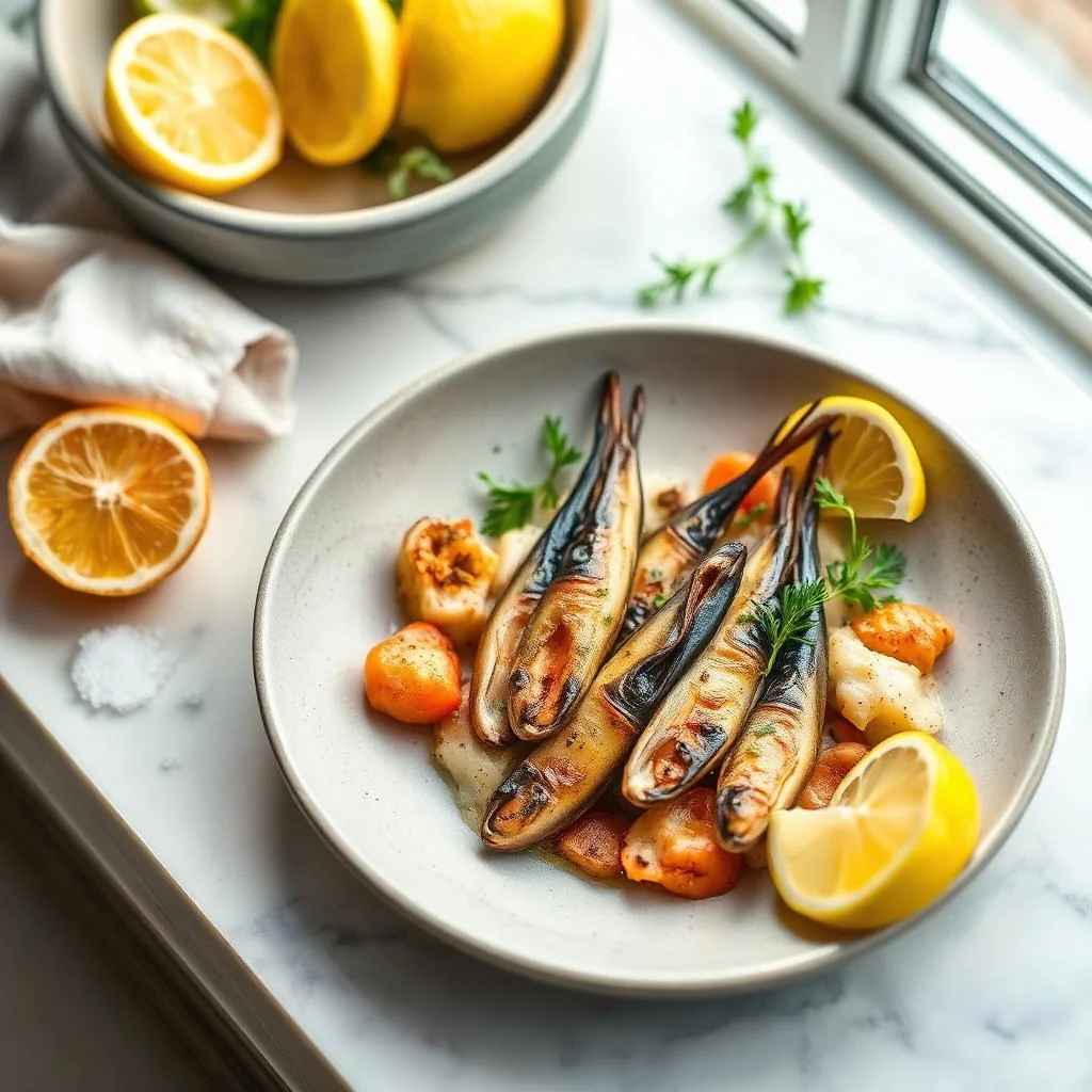 Grilled Anchovies