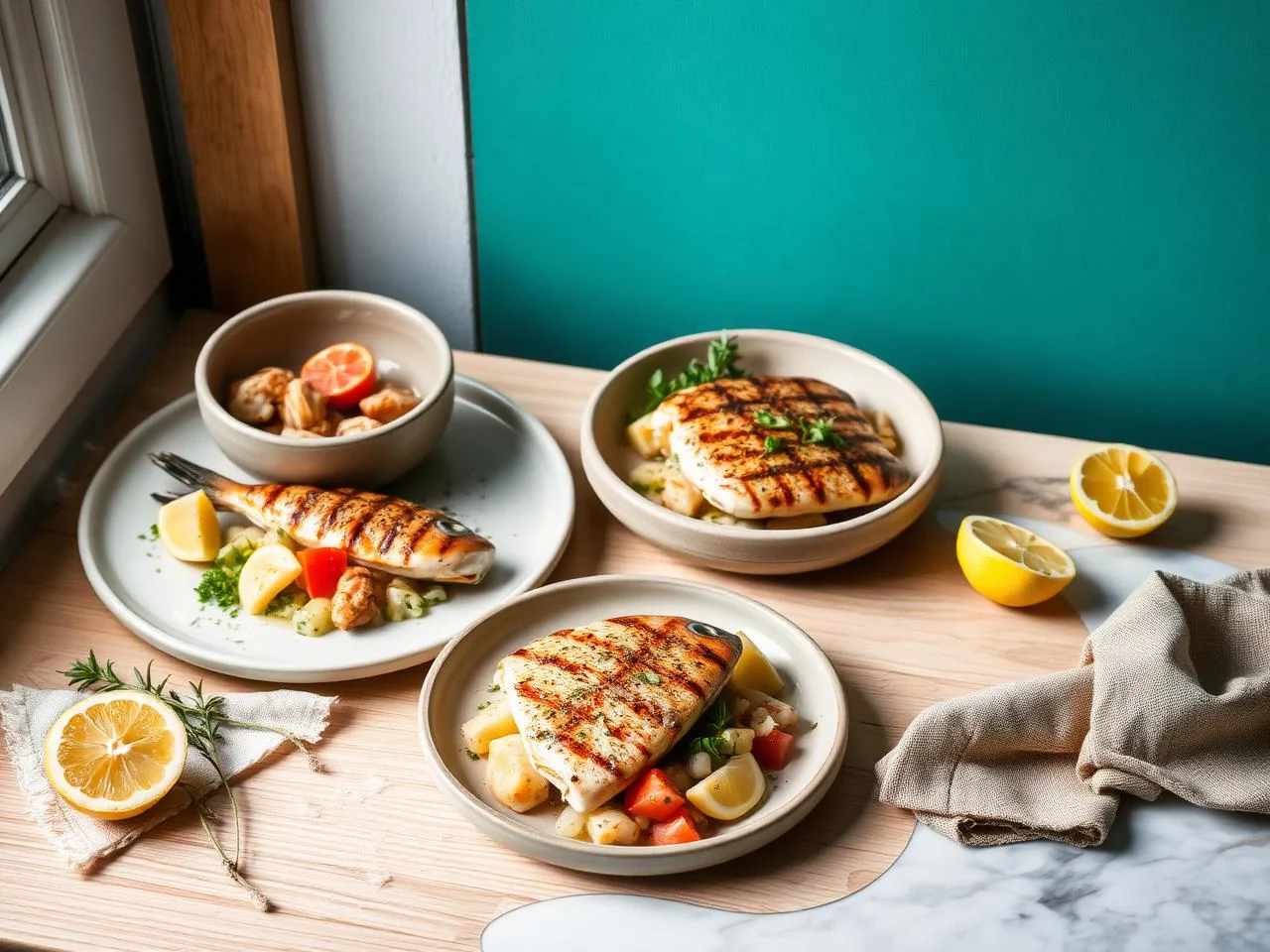Grilled Brill