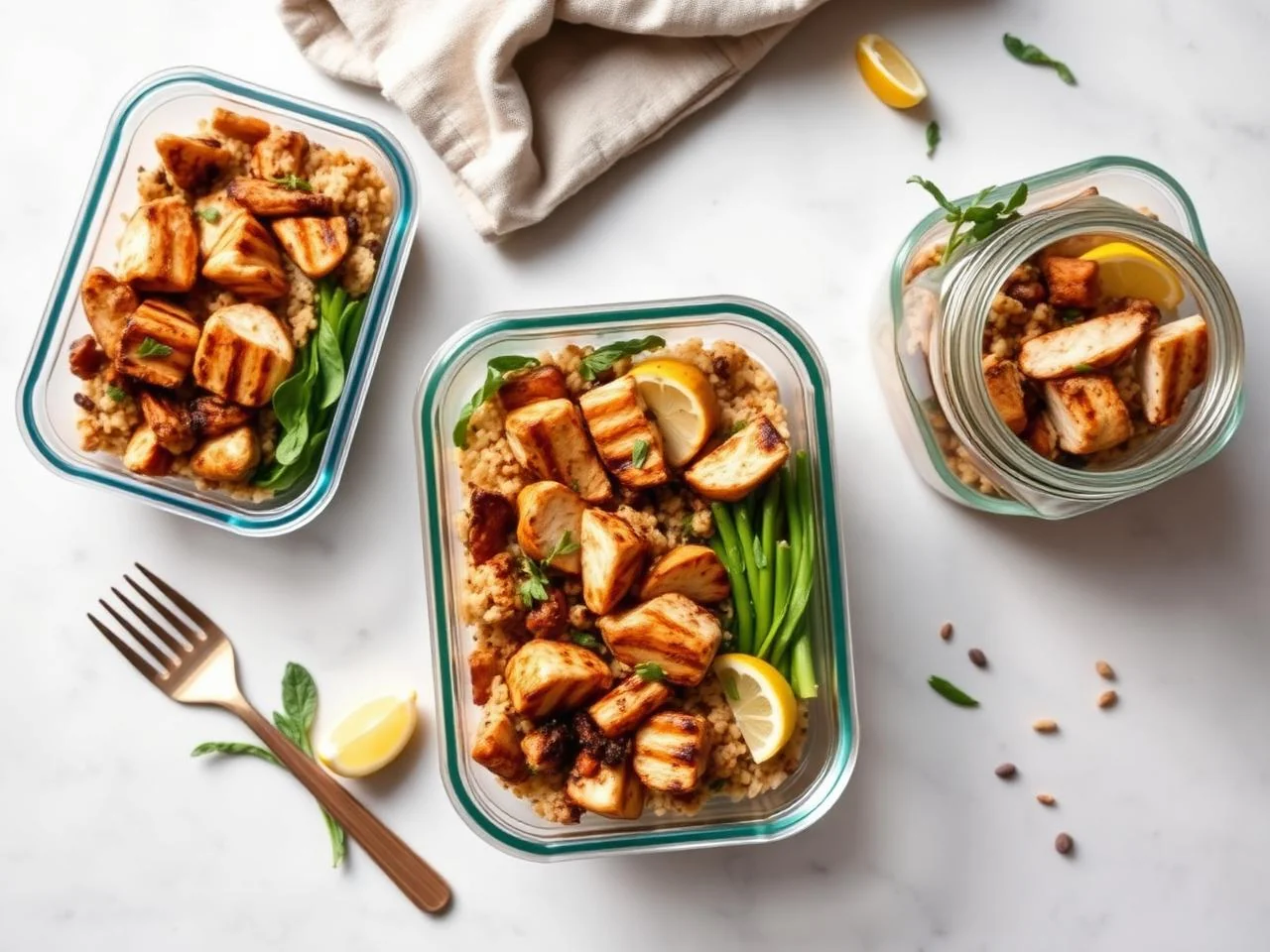 Grilled Chicken And Veggie Bowl