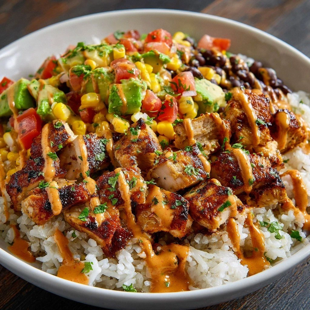 Grilled Chicken Burrito Bowl w