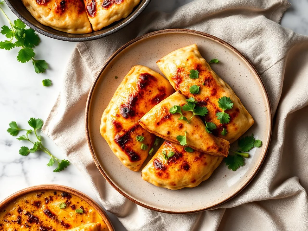 Grilled Chicken Empanadas