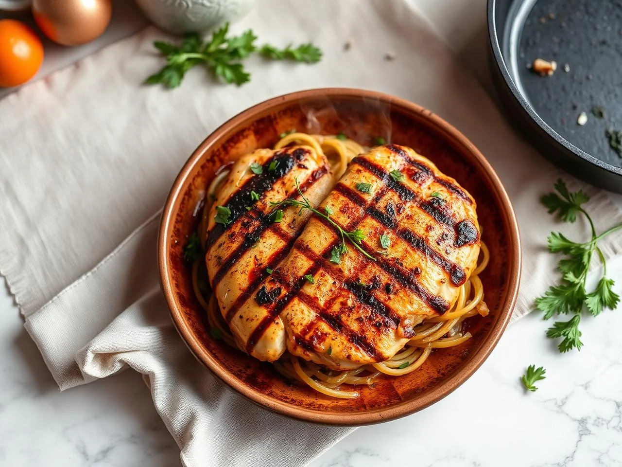 Grilled Chicken Milanesa