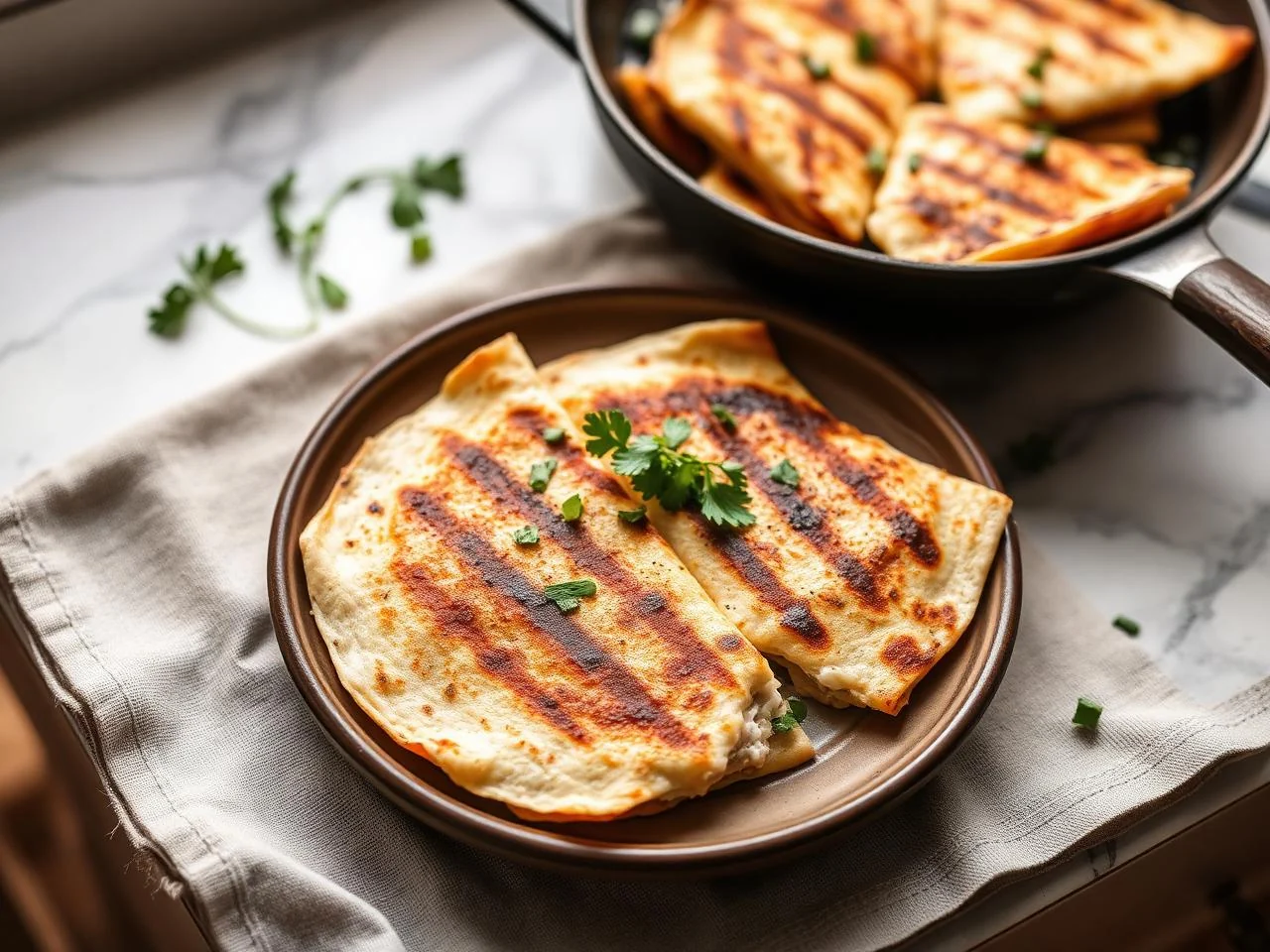 Grilled Chicken Quesadillas