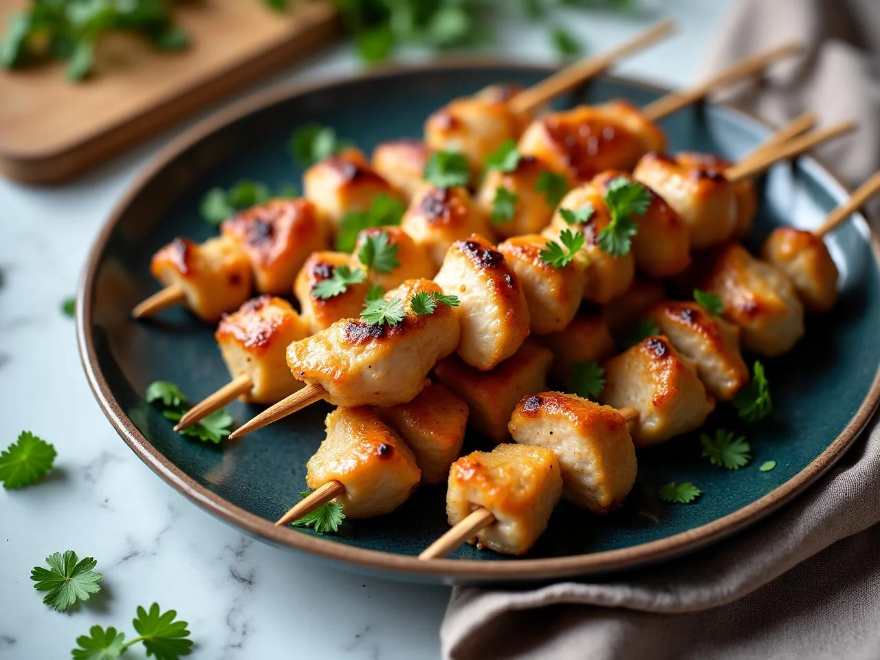 Grilled Chicken Skewers