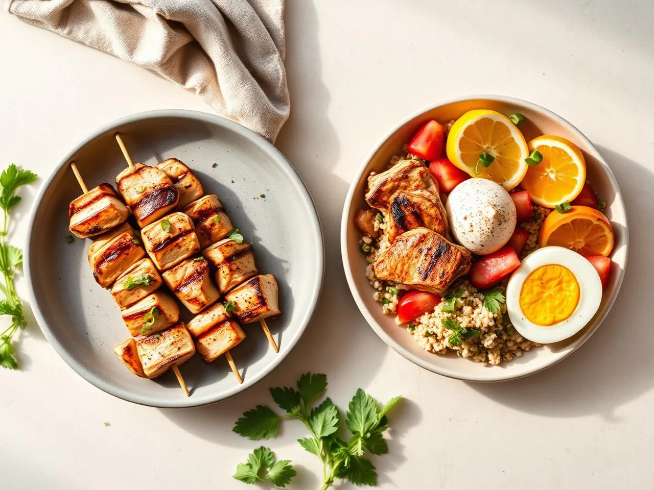 Grilled Chicken Skewers