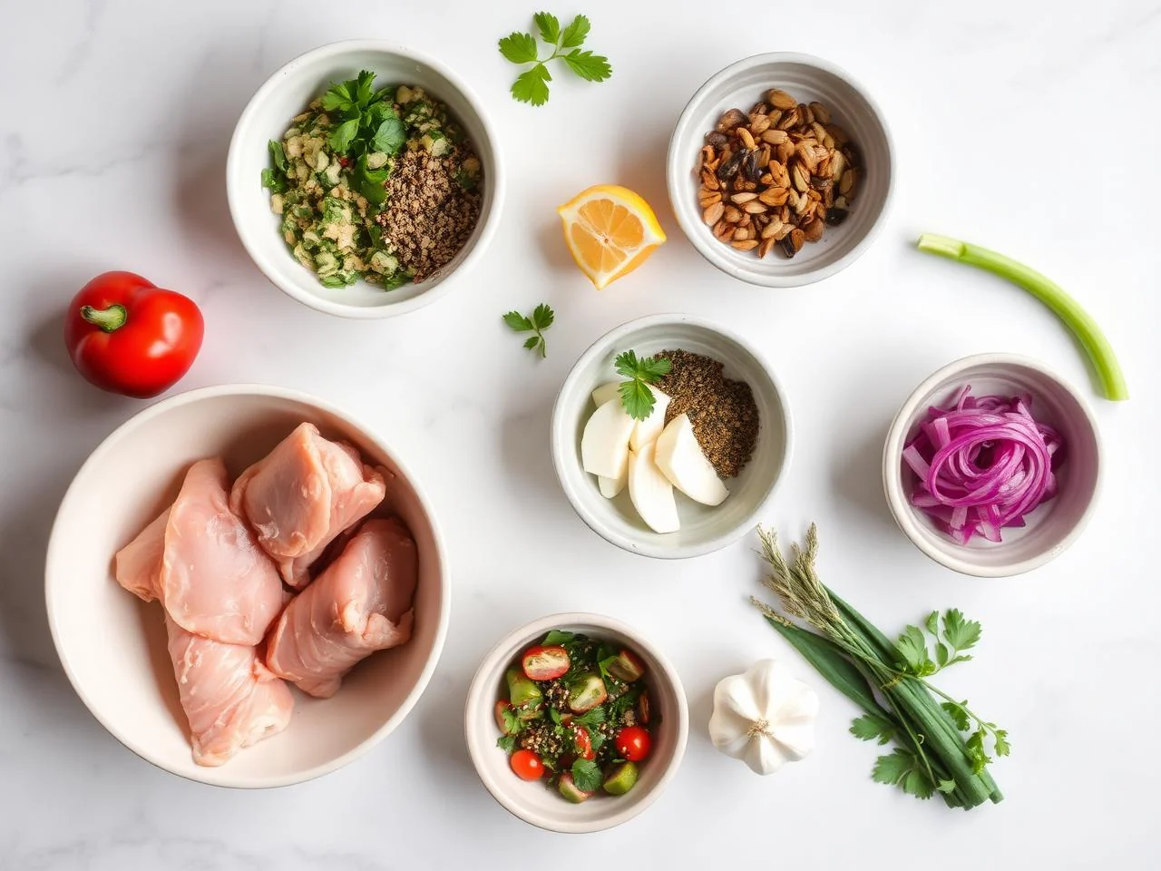 Ingredients for Grilled Chicken Tacos