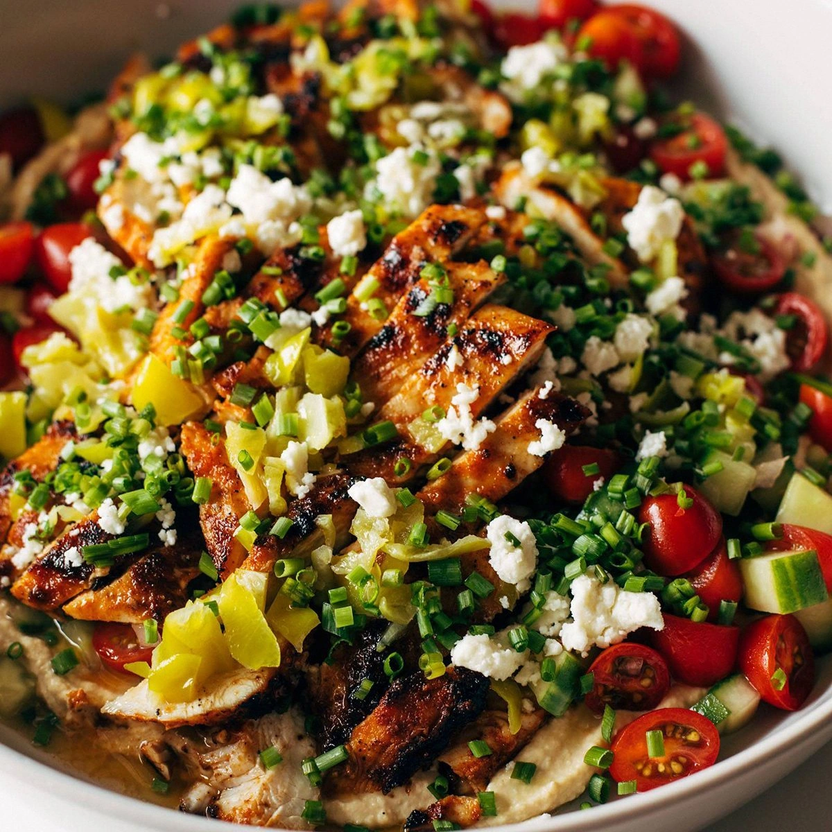Grilled Chicken with Pepperonc