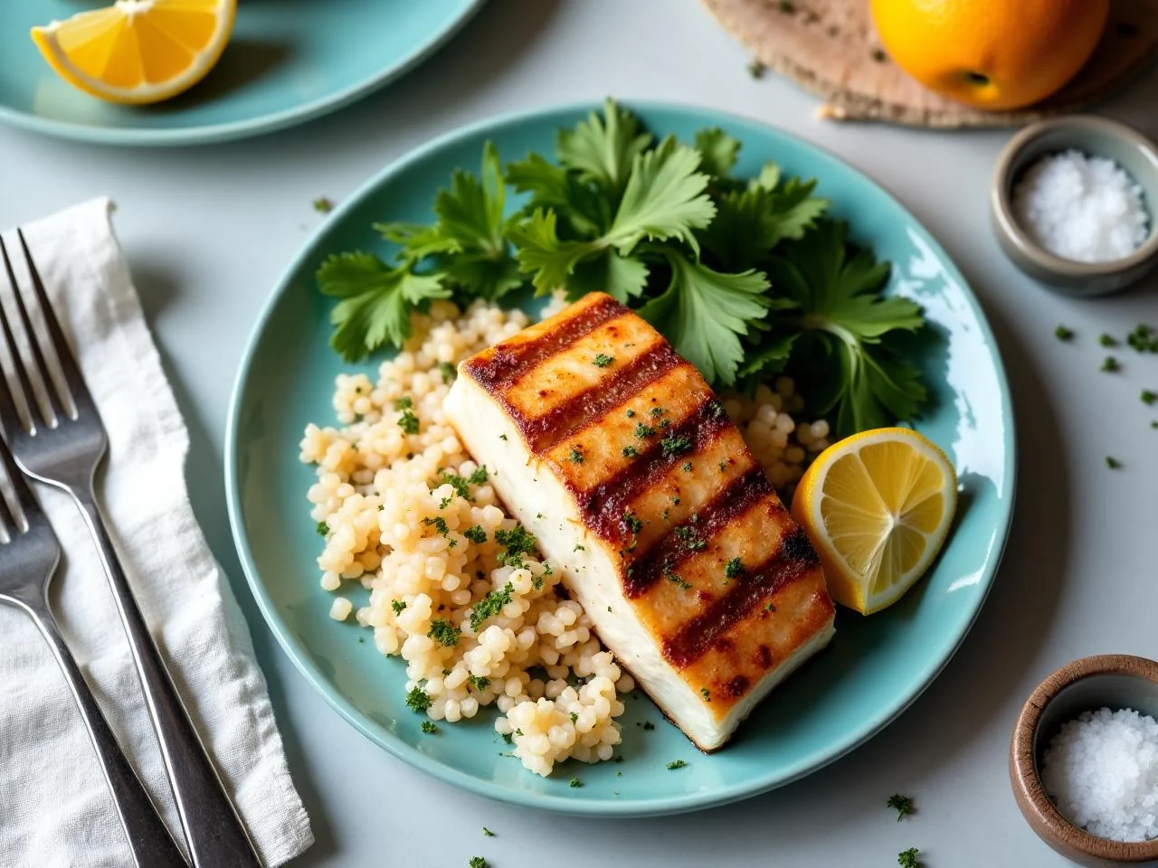 Grilled Halibut