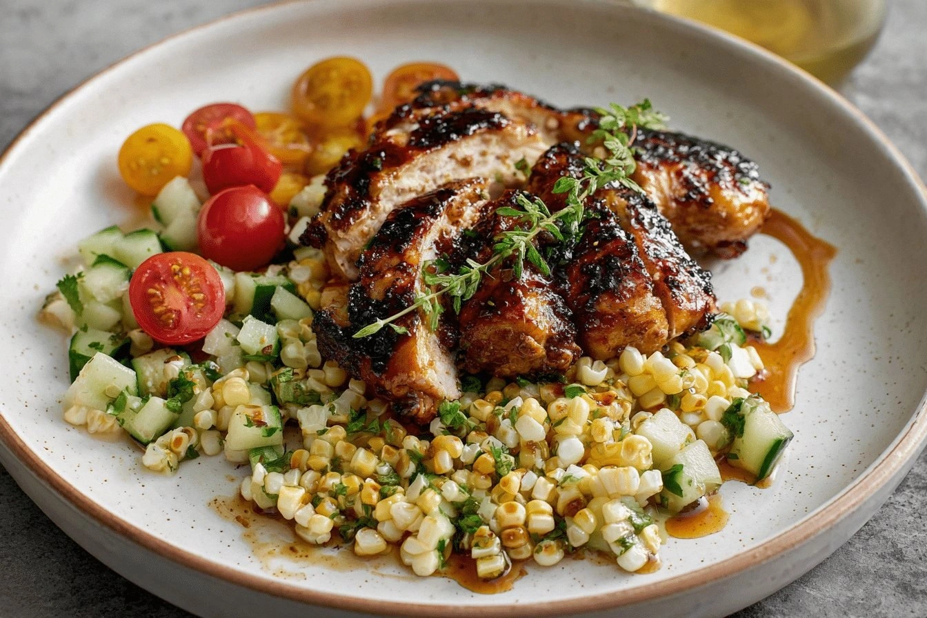 Grilled Hot Honey Chicken with
