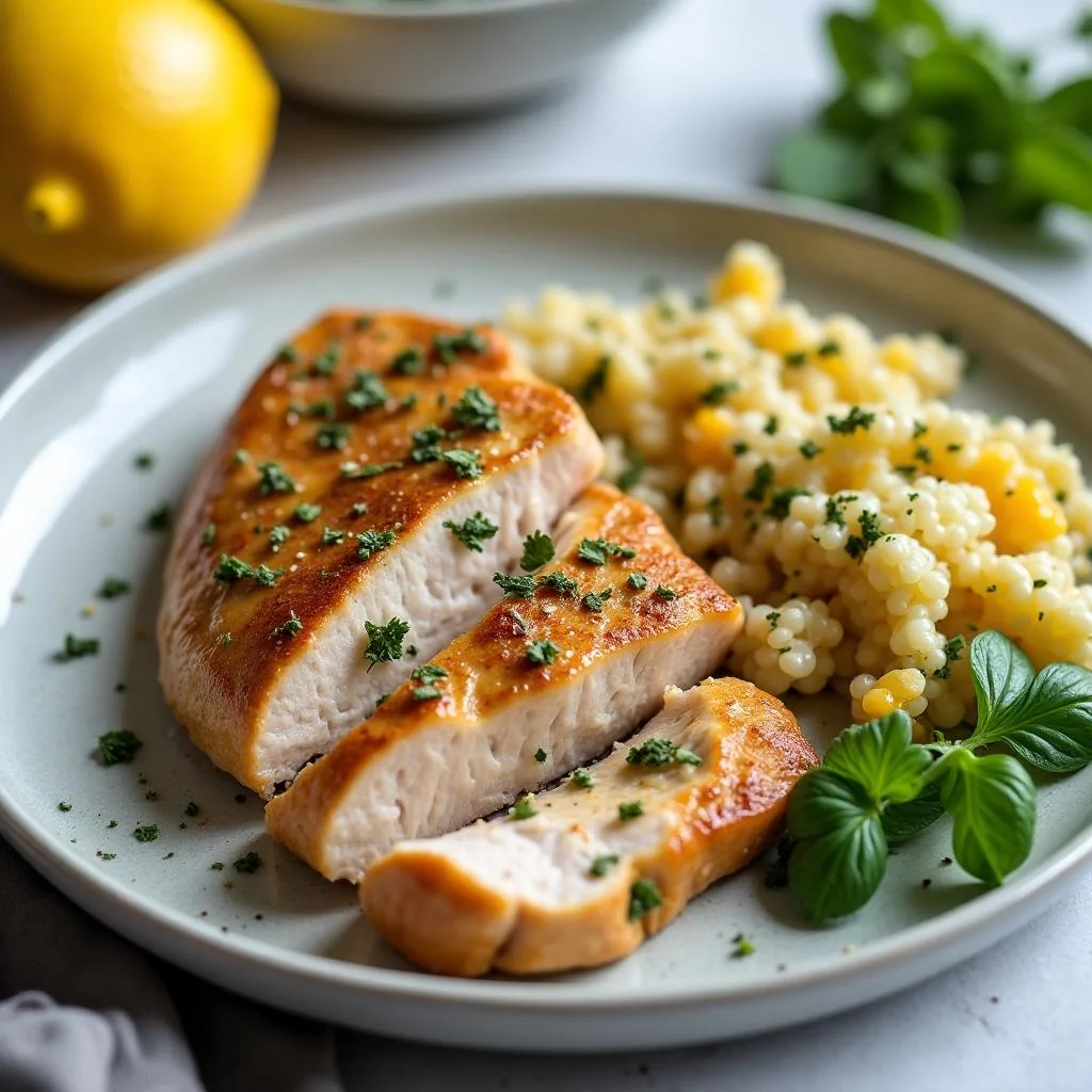 Grilled Lemon Herb Chicken Breast