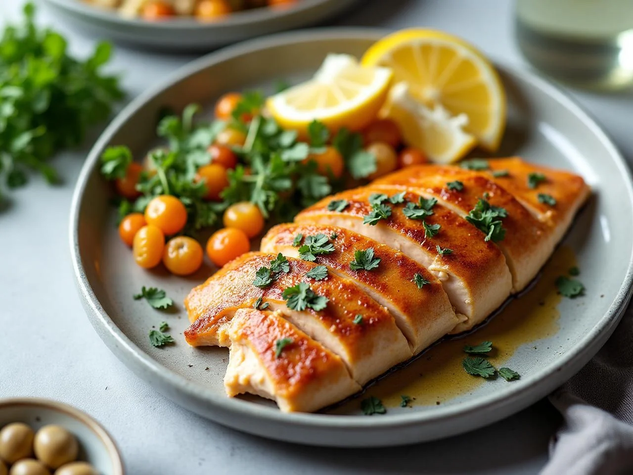 Grilled Lemon Herb Chicken Breast