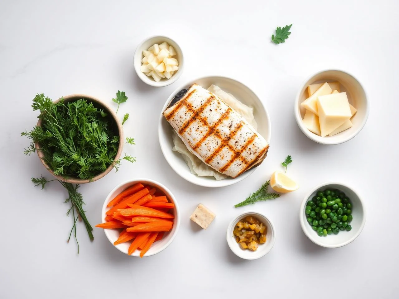 Ingredients for Grilled Mahi Mahi