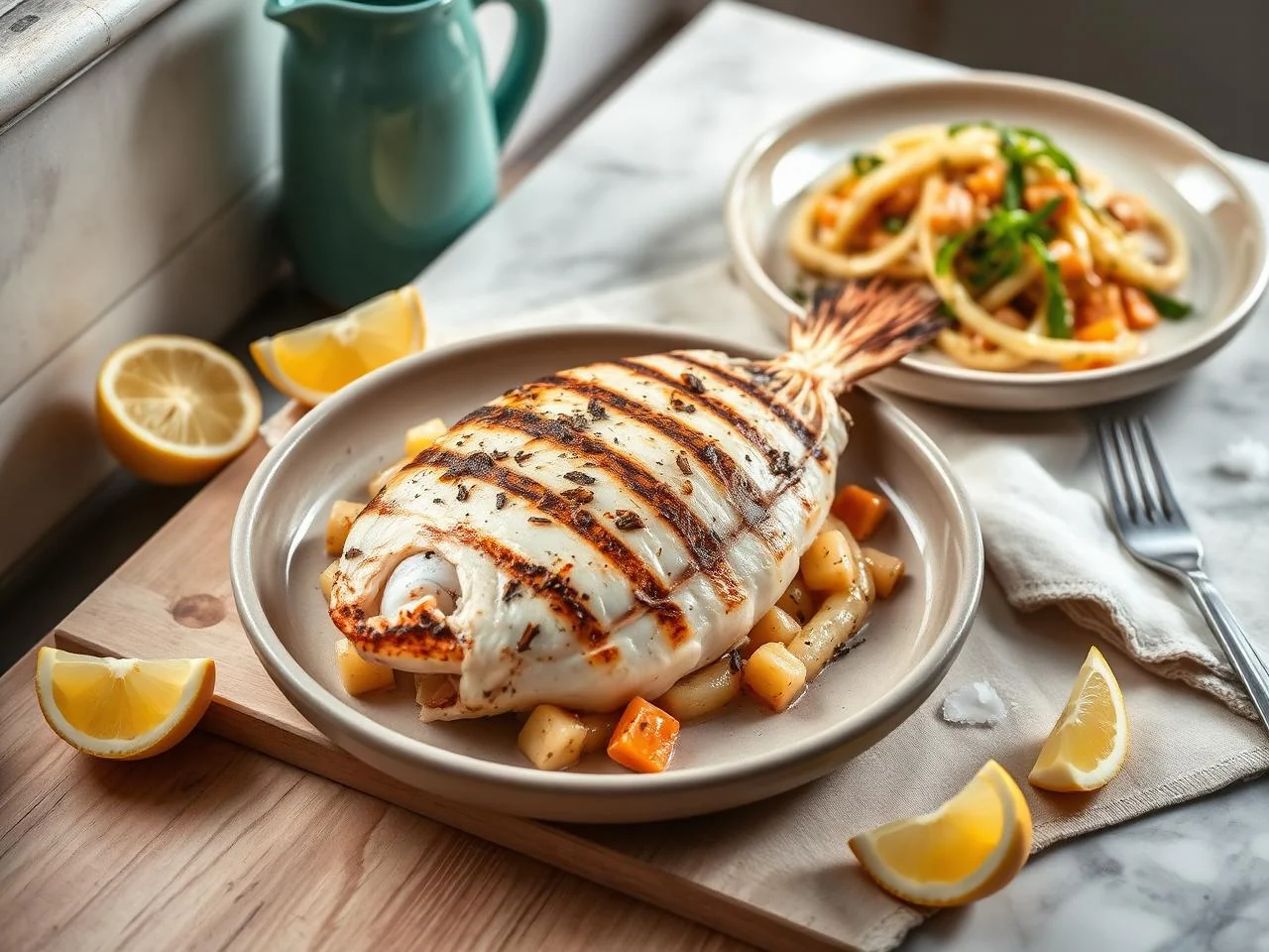 Grilled Plaice