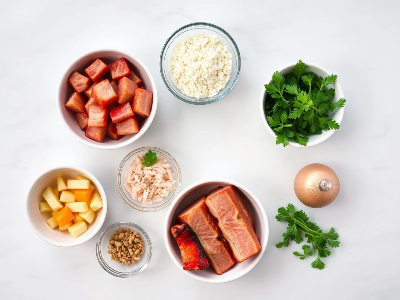 Ingredients for Grilled Pork Ribs