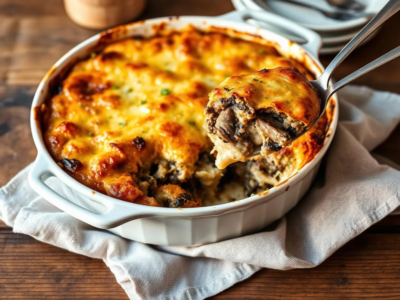 Grilled Portobello Mushroom Bake