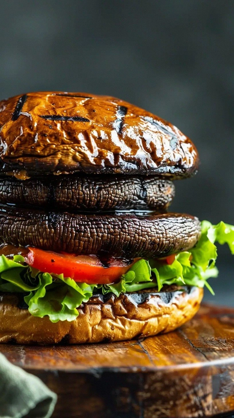 Grilled Portobello Mushroom Bu