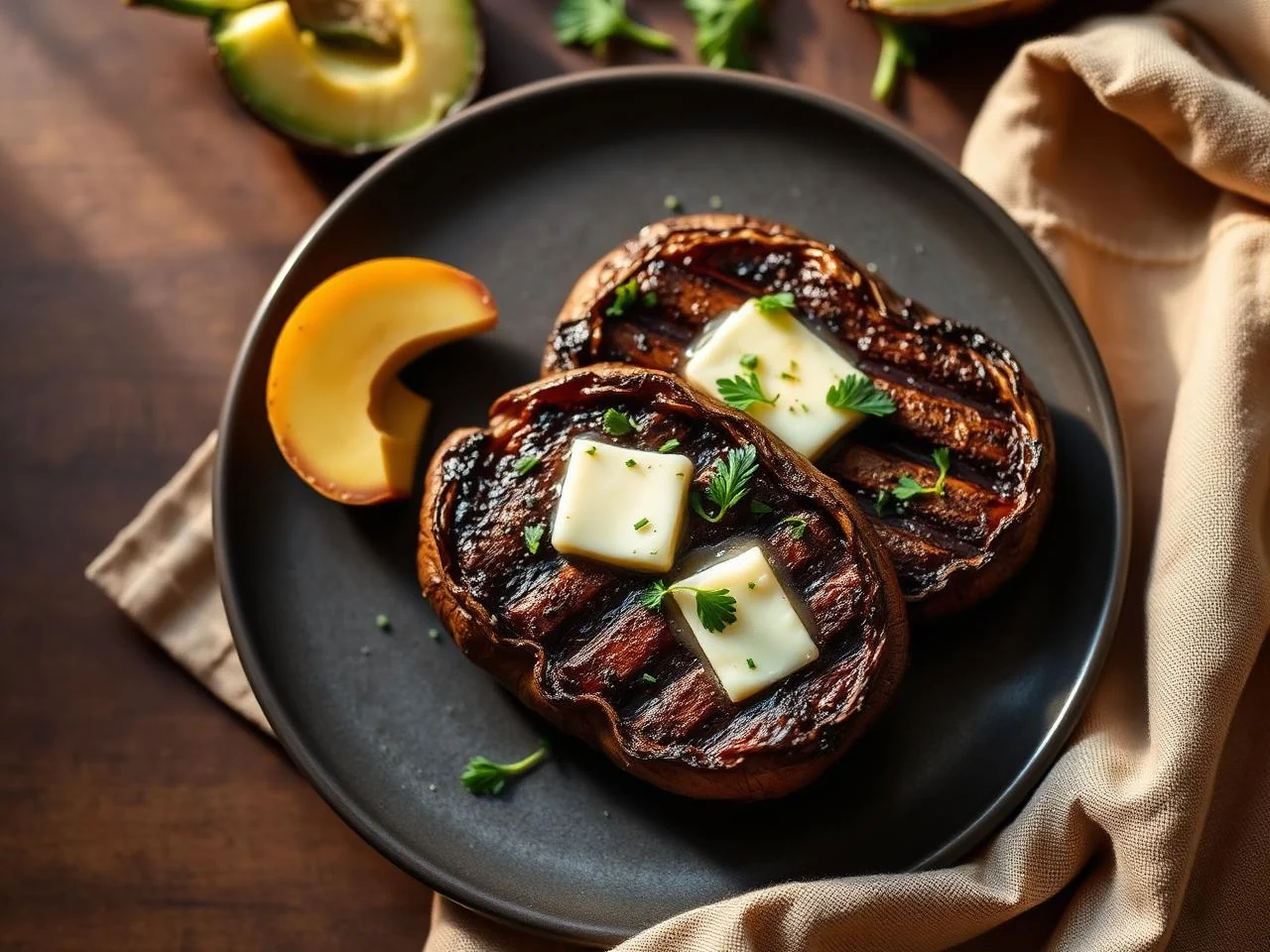 Grilled Portobello Mushrooms