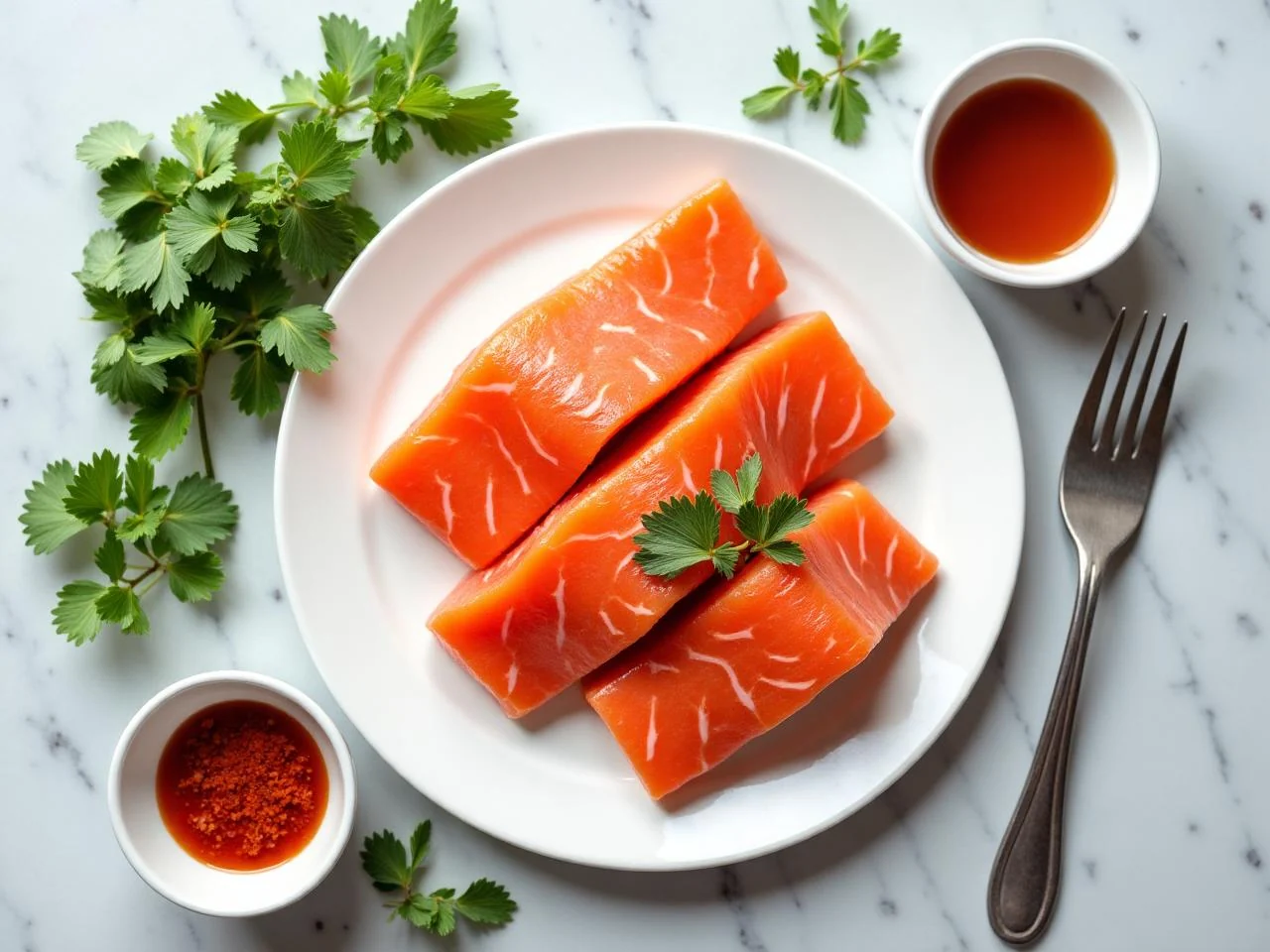 Ingredients for Grilled Salmon Fillets