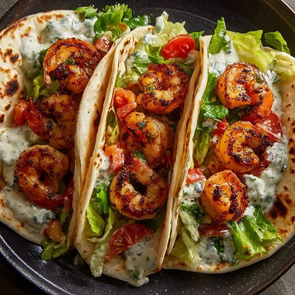 Grilled Shrimp Caesar Wraps Re