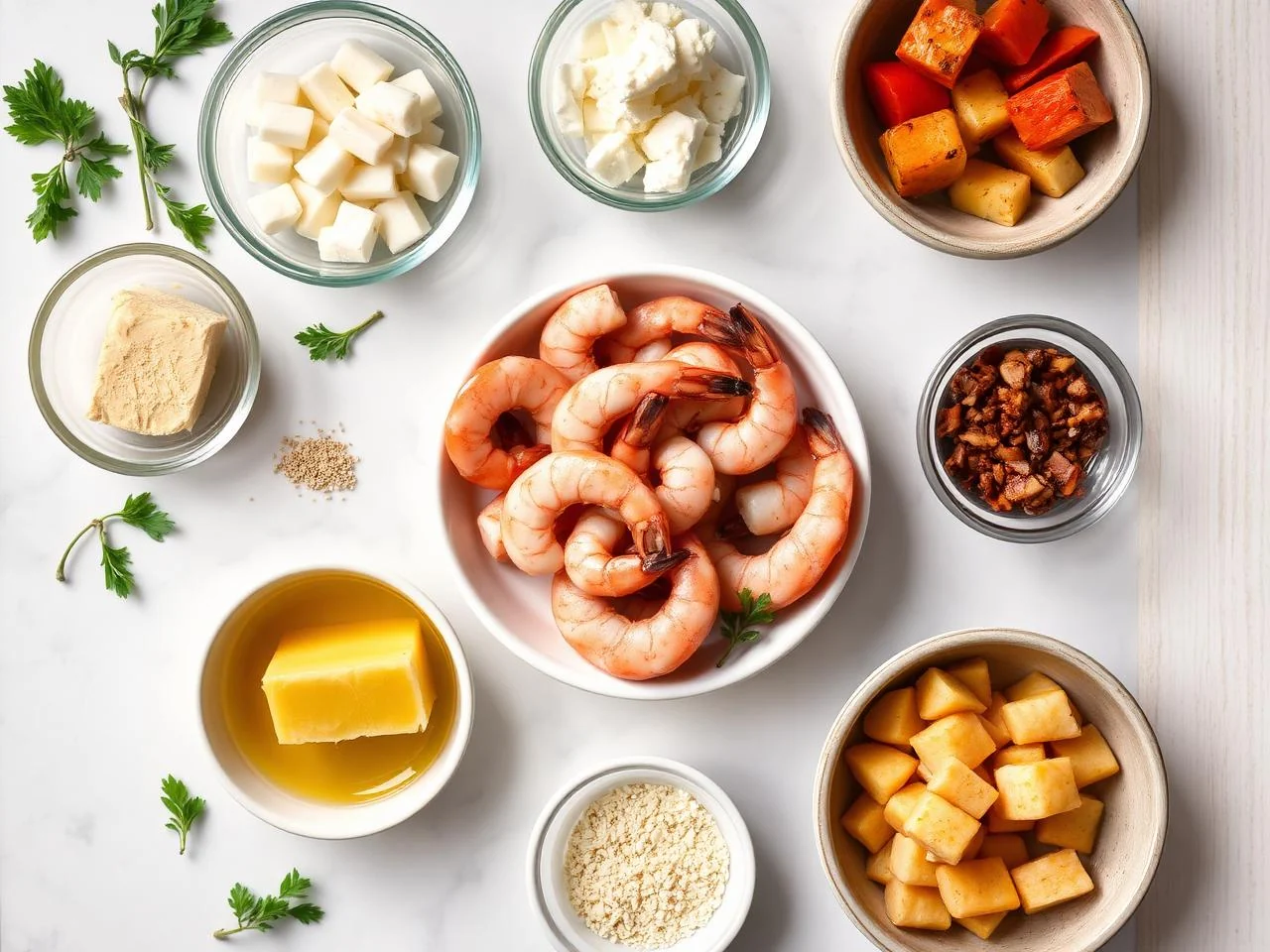 Ingredients for Grilled Shrimp