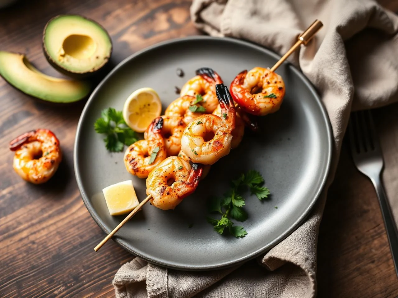 Grilled Shrimp Skewers