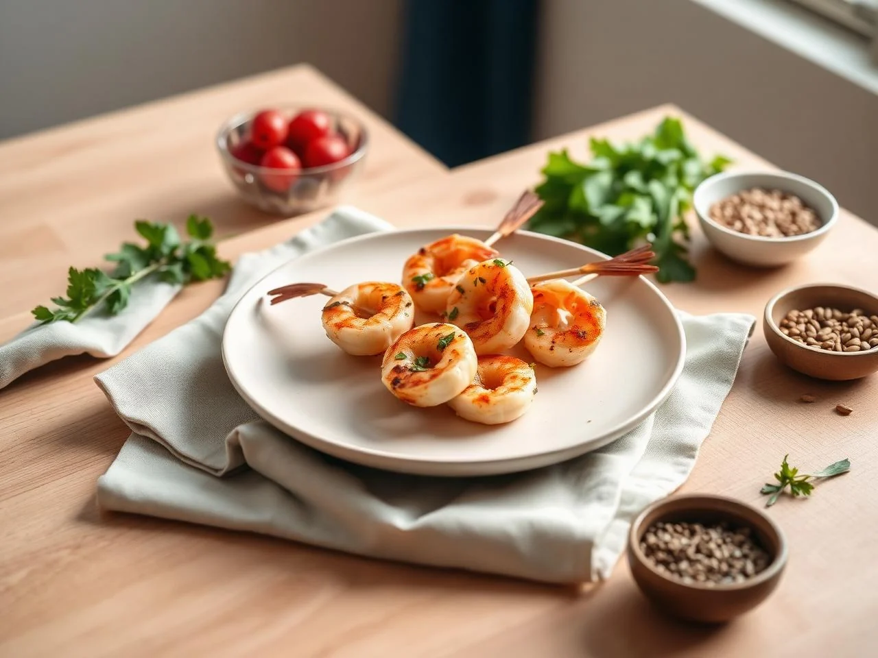 Grilled Shrimp Skewers