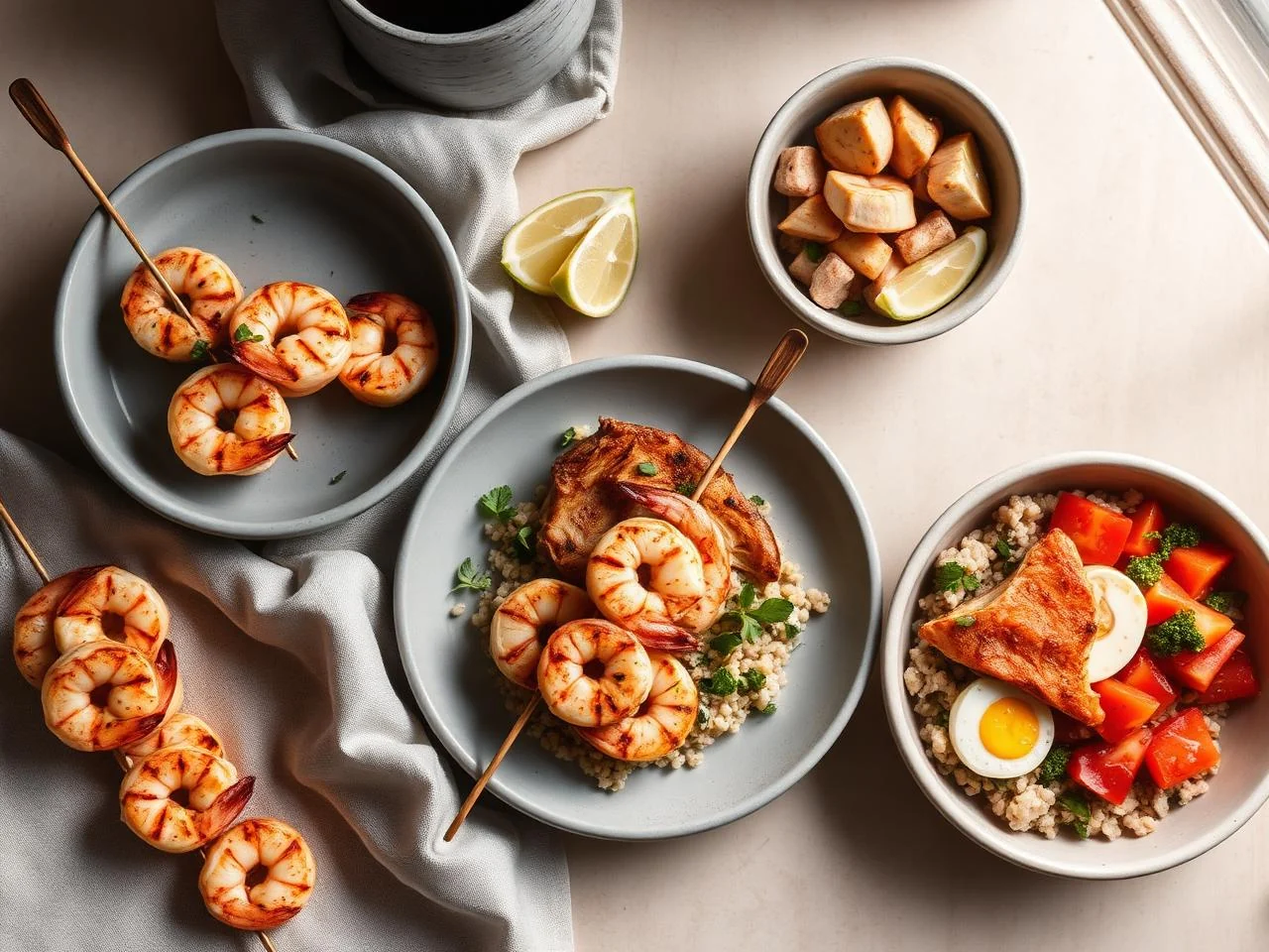 Grilled Shrimp Skewers