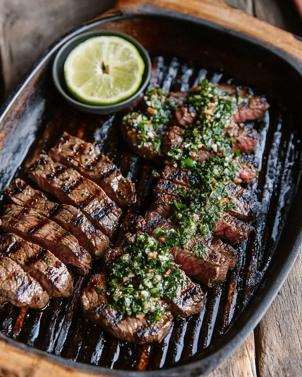 Grilled Skirt Steak with Chimi