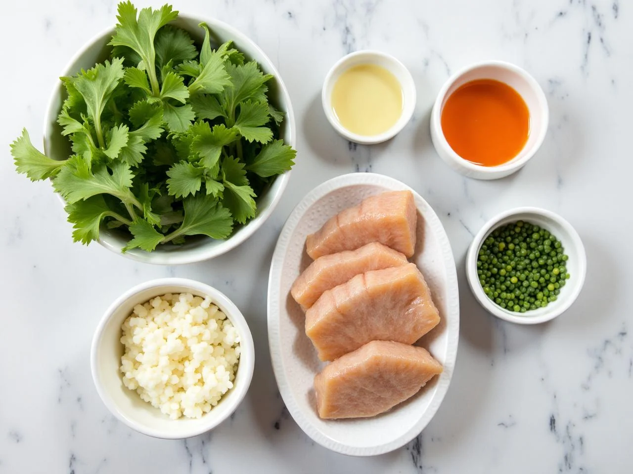 Ingredients for Grilled Sole