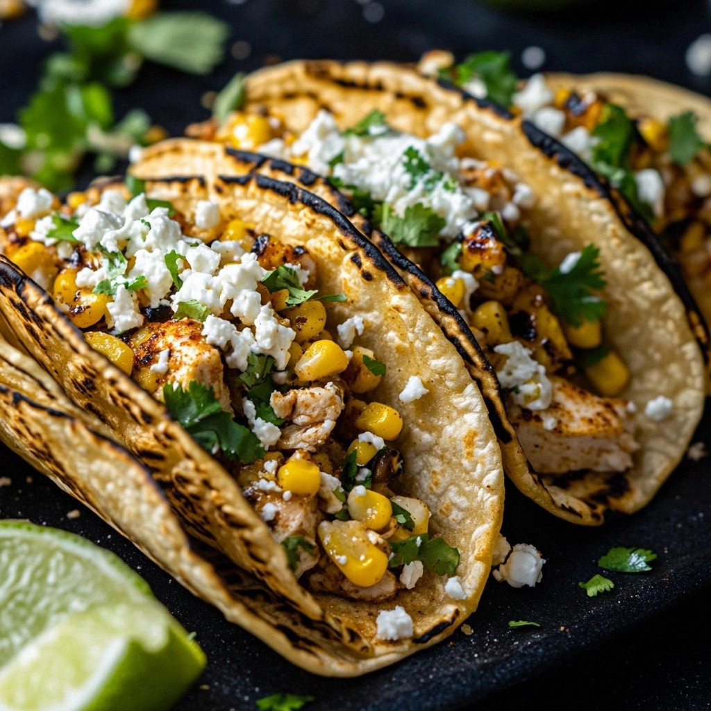 Grilled Street Corn Chicken Ta